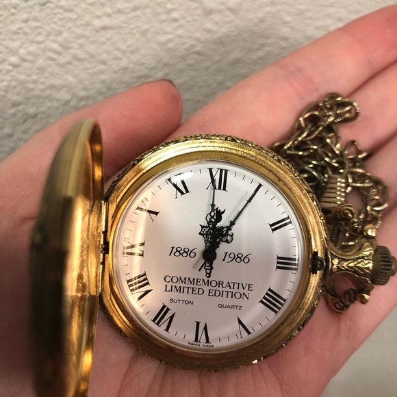 Statue Of Liberty Pocket Watch Sutton - Picture 6 of 8